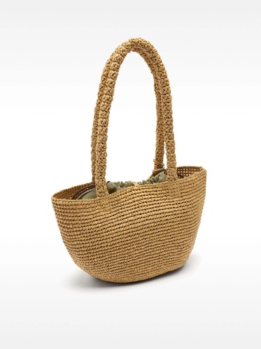 Фото ракурс 2 - Жіноча бежева сумка Parfois артикул 230080 NCS FW2025