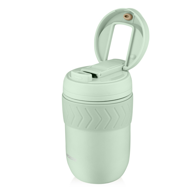 Зеленая термокружка Ardesto артикул AR2640GC No color FW2025 Фото ракурс 5 - Зеленая термокружка Ardesto артикул AR2640GC No color FW2025