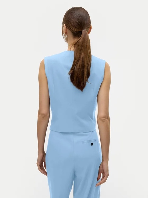 Фото ракурс 2 - Жіночий блакитний жилет Vero Moda артикул 10324631 Airy Blue SS2025