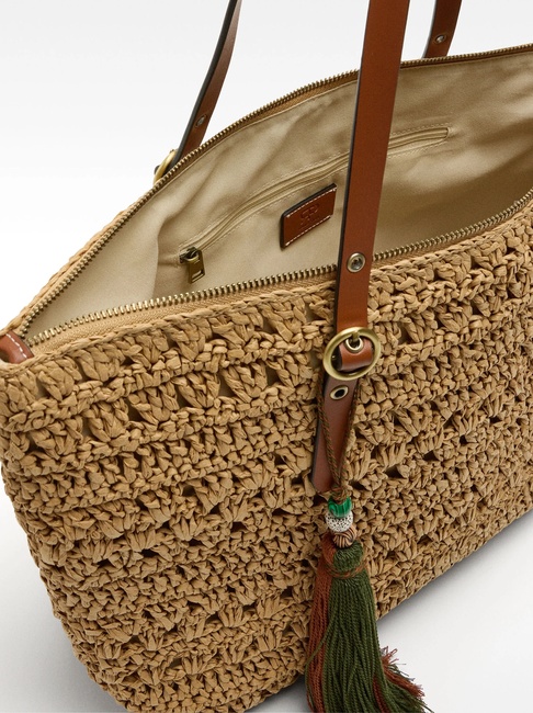 Жіноча бежева сумка Parfois артикул 229871 NCL FW2025 Фото ракурс 5 - Жіноча бежева сумка Parfois артикул 229871 NCL FW2025