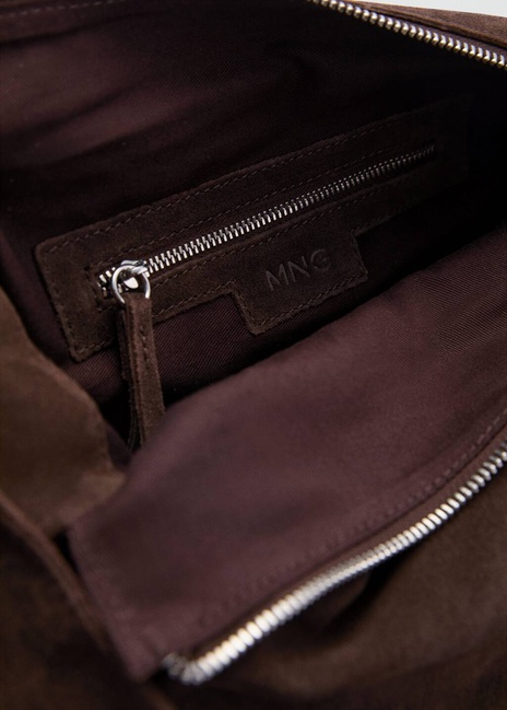Фото ракурс 4 - Жіноча коричнева сумка Mango артикул 87072911 32 8 season