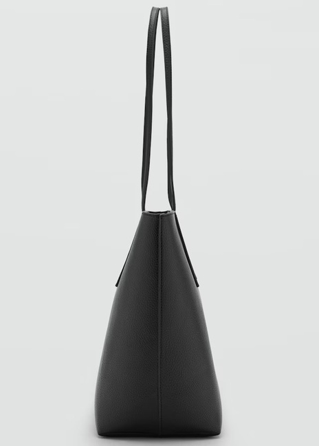 Фото ракурс 3 - Женская черная сумка Mango артикул 17081146 99 1 season