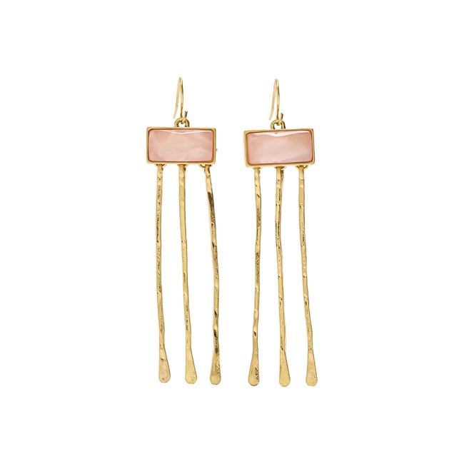 Фото ракурс 1 - Женские золотые серьги Parfois артикул 237384 _PK FW2025