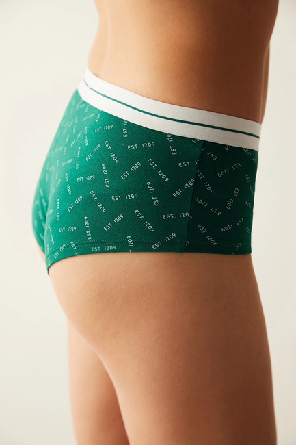 Фото ракурс 2 - Женские зеленые трусы Penti артикул PLRC710Z23SK GN55 23FW