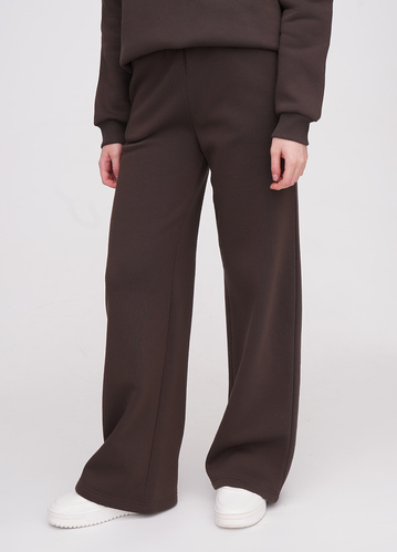 Фото ракурс 1 - Жіночі коричневі штани EQUILIBRI артикул W291 052 200 Brown FW2025