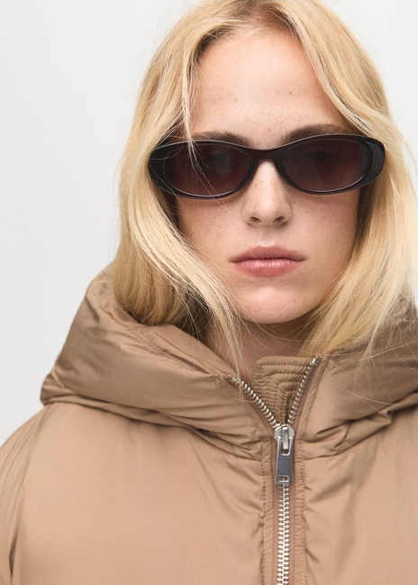 Фото ракурс 4 - Жіноча бежева куртка Mango артикул 17048266 08 1 season