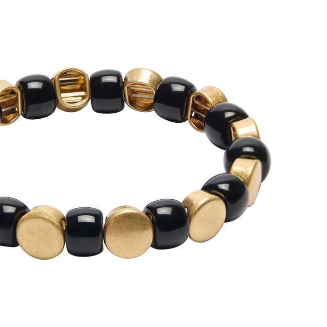 Женский золото-черный браслет Parfois артикул 239046 _BK FW2025 Фото ракурс 2 - Женский золото-черный браслет Parfois артикул 239046 _BK FW2025