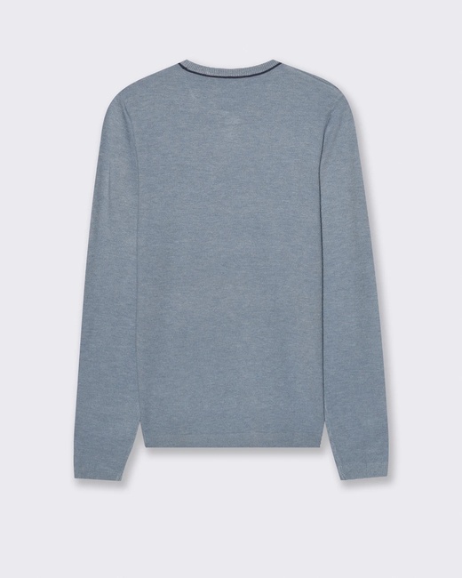 Женский синий джемпер Piazza Italia артикул 55882 Denim FW2025 Фото ракурс 2 - Женский синий джемпер Piazza Italia артикул 55882 Denim FW2025