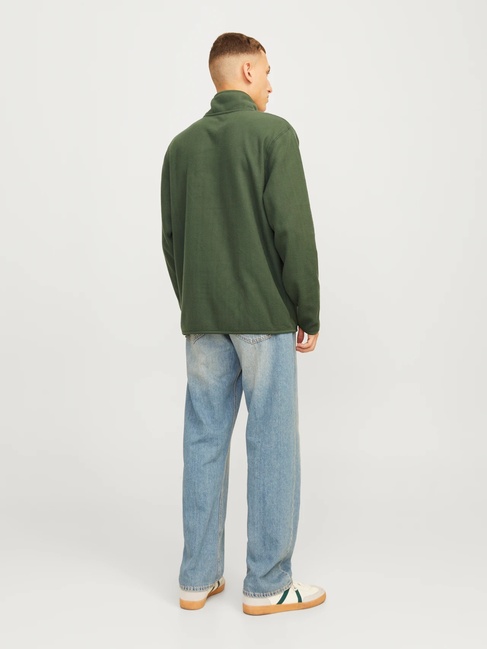 Фото ракурс 2 - Чоловіче зеленe худі Jack & Jones  артикул 12258490 Kombu Green FW2024