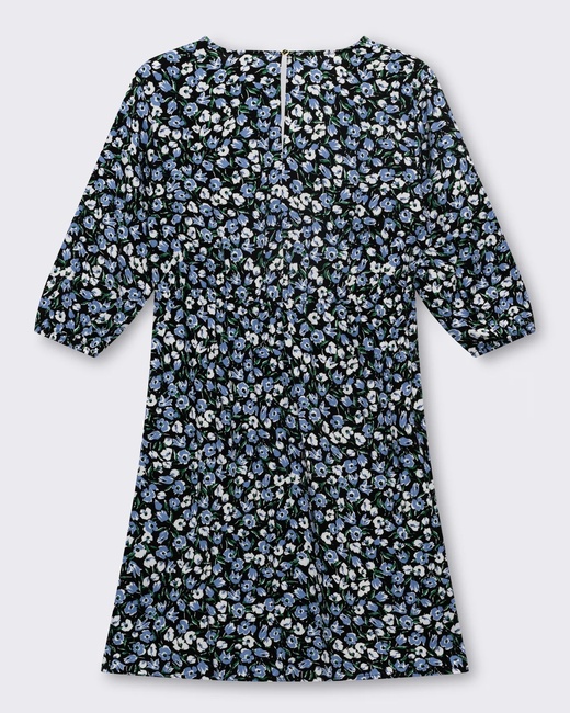 Женское синее платье Piazza Italia артикул 32760 VAR 1 SS2025 Фото ракурс 5 - Женское синее платье Piazza Italia артикул 32760 VAR 1 SS2025