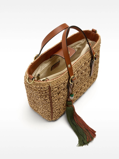 Женская бежевая сумка Parfois артикул 229873 NCM FW2025 Фото ракурс 3 - Женская бежевая сумка Parfois артикул 229873 NCM FW2025