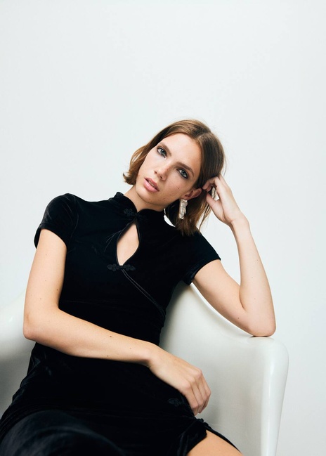 Фото ракурс 5 - Жіноча чорна сукня Mango артикул 17049113 99 1 season