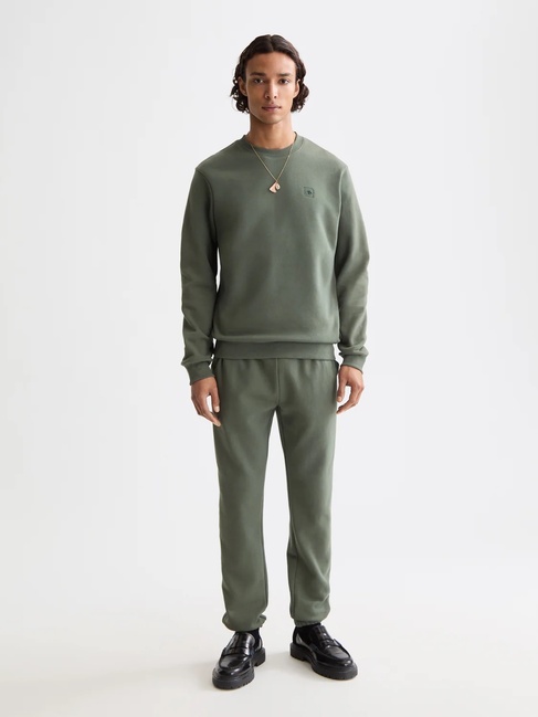 Чоловічий зелений светр SCOTCH & SODA артикул 181275 301 FW2025 Фото ракурс 3 - Чоловічий зелений светр SCOTCH & SODA артикул 181275 301 FW2025