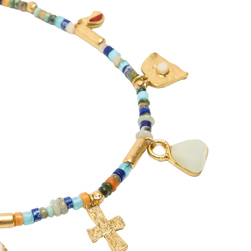 Фото ракурс 2 - Жіноче різнокольоровe намисто Parfois артикул 237410 _HM FW2025