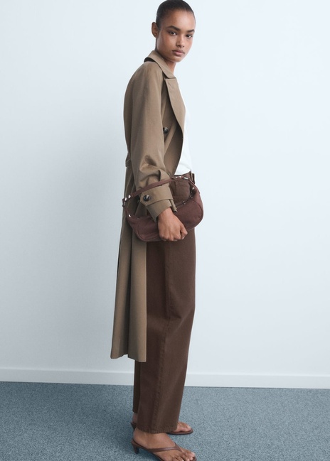 Жіночі коричневі джинси Mango артикул 17094091 32 1 season Фото ракурс 5 - Жіночі коричневі джинси Mango артикул 17094091 32 1 season