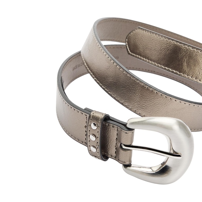 Фото ракурс 2 - Женский серебряный ремень Parfois артикул 243781 _SV SS2026
