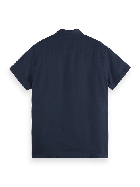 Чоловіча синя сорочка SCOTCH & SODA артикул 180572 401 SS2025 Фото ракурс 5 - Чоловіча синя сорочка SCOTCH & SODA артикул 180572 401 SS2025