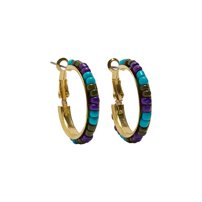 Фото ракурс 1 - Женские синие серьги Parfois артикул 234859 _BM FW2025