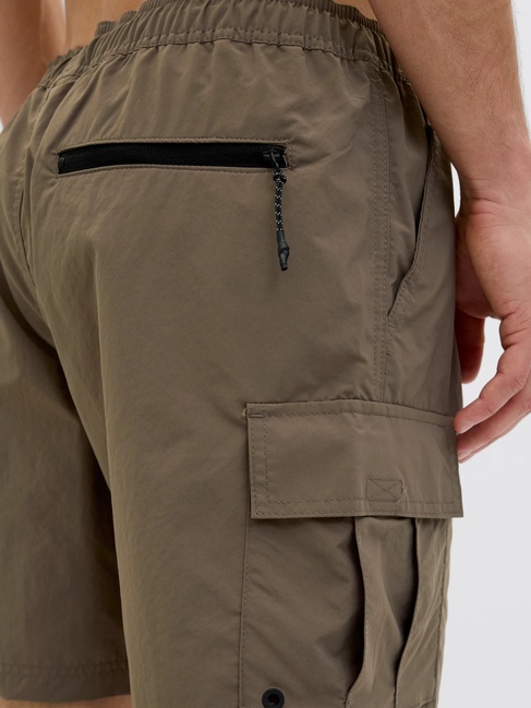 Мужские коричневые шорты Jack & Jones артикул 12272989 Major Brown FW2025 Фото ракурс 7 - Мужские коричневые шорты Jack & Jones артикул 12272989 Major Brown FW2025