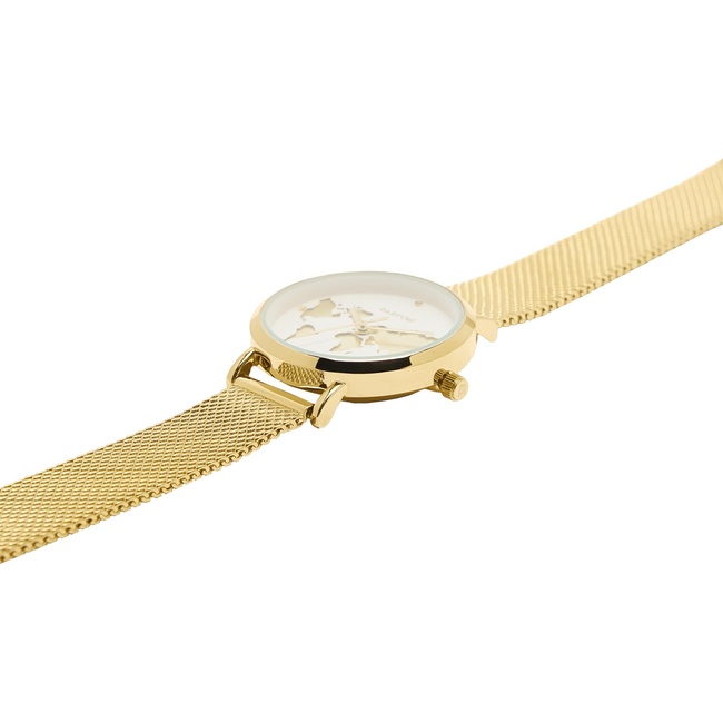 Жіночий золотий годинник Parfois артикул 238165 _MM FW2025 Фото ракурс 2 - Жіночий золотий годинник Parfois артикул 238165 _MM FW2025