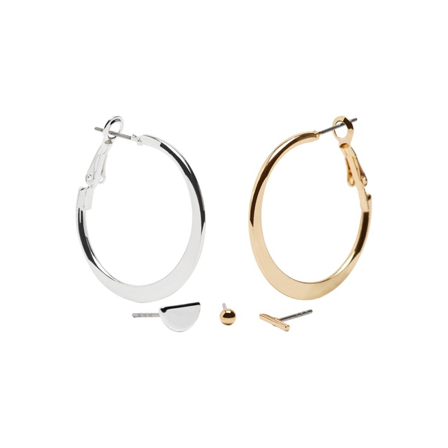 Фото ракурс 2 - Женские разноцветные серьги Parfois артикул 160168 _HM FW2025