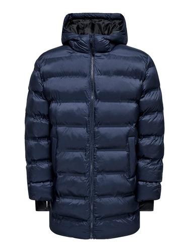 Фото ракурс 1 - Мужская синяя куртка ONLY & SONS артикул 22034838 Night Sky FW2025