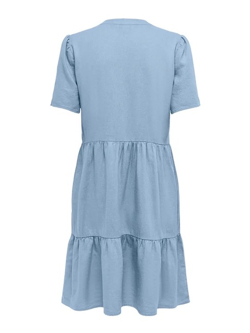 Женское синее платье Only артикул 15310970 CASHMERE BLUE SS2025 Фото ракурс 4 - Женское синее платье Only артикул 15310970 CASHMERE BLUE SS2025