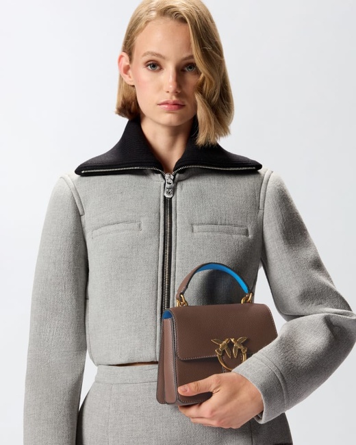 Фото ракурс 6 - Женская коричневая сумка Pinko артикул 100071-A2JZ LE2Q FW2025