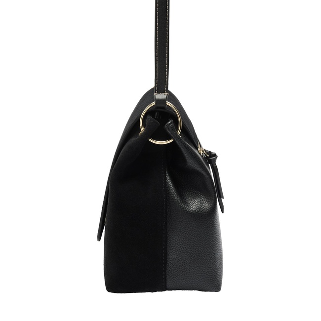 Жіноча чорна сумка Parfois артикул 237161 _BK FW2025 Фото ракурс 3 - Жіноча чорна сумка Parfois артикул 237161 _BK FW2025