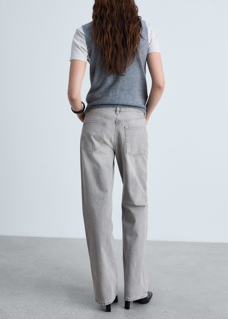 Женские серые джинсы Mango артикул 87093293 TG 8 season Фото ракурс 2 - Женские серые джинсы Mango артикул 87093293 TG 8 season