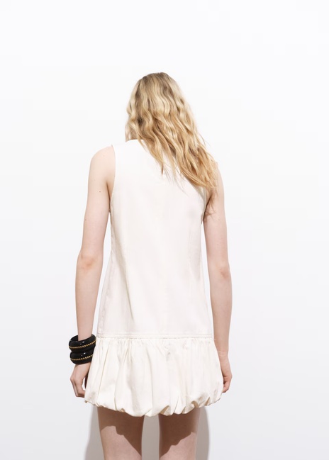 Фото ракурс 2 - Жіноча біла сукня Mango артикул 17031268 01 1 season