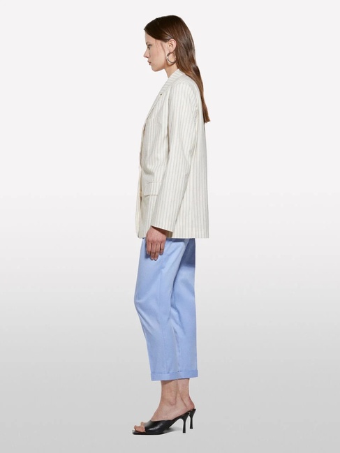 Фото ракурс 3 - Женские голубые штаны Sisley артикул 4ED4LF00R 31J 25P