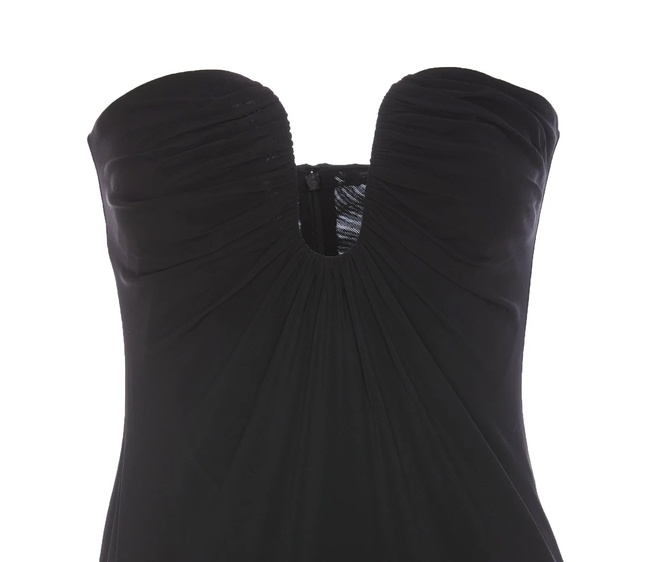 Фото ракурс 4 - Женское черное платье Pinko артикул 105021-A2GS Z99 SS2025