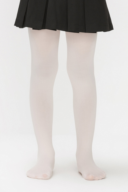 Фото ракурс 2 - Белые колготки для девочек Penti артикул PCLPP23G17SK 51 No season