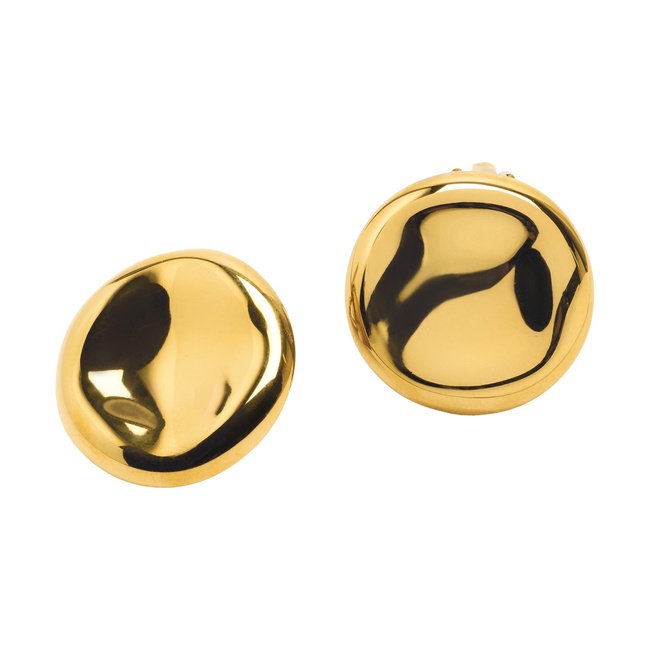 Фото ракурс 3 - Жіночі золоті сережки Parfois артикул 231818 _GD SS2025