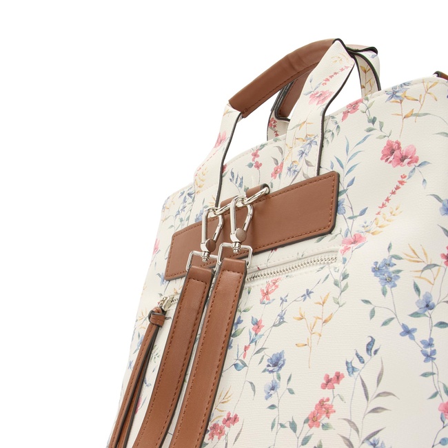 Фото ракурс 3 - Жіночий білий рюкзак Parfois артикул 241301 _WT FW2025