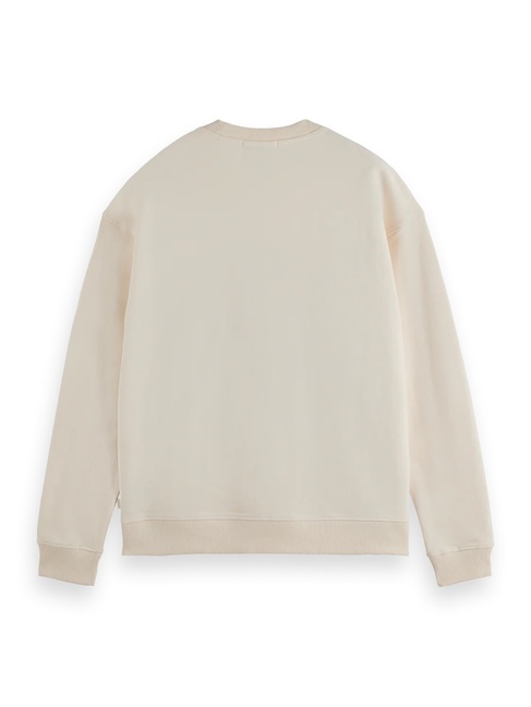 Чоловічий бежевий світшот SCOTCH & SODA артикул 181521 270 FW2025 Фото ракурс 6 - Чоловічий бежевий світшот SCOTCH & SODA артикул 181521 270 FW2025