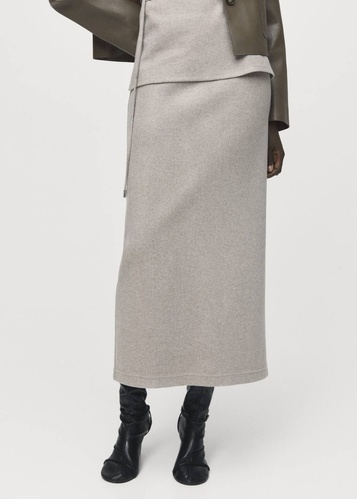 Фото ракурс 1 - Женская коричневая юбка Mango артикул 17087802 35 1 season