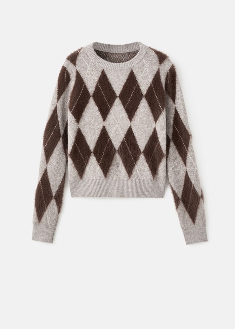 Женский бежевый джемпер Mango артикул 17007827 06 1 season Фото ракурс 3 - Женский бежевый джемпер Mango артикул 17007827 06 1 season