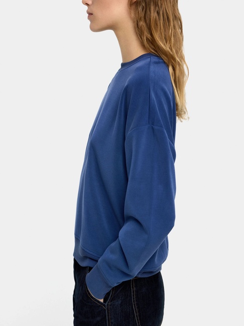 Жіночий синій світшот Parfois артикул 241922 _NV FW2025 Фото ракурс 4 - Жіночий синій світшот Parfois артикул 241922 _NV FW2025