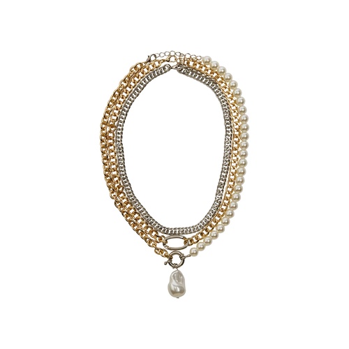 Фото ракурс 1 - Жіноче золото-срібнe намисто Parfois артикул 239547 _MM FW2025