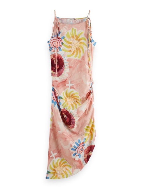 Фото ракурс 4 - Женское розовое платье SCOTCH & SODA артикул UFU00615T U644 SS2026