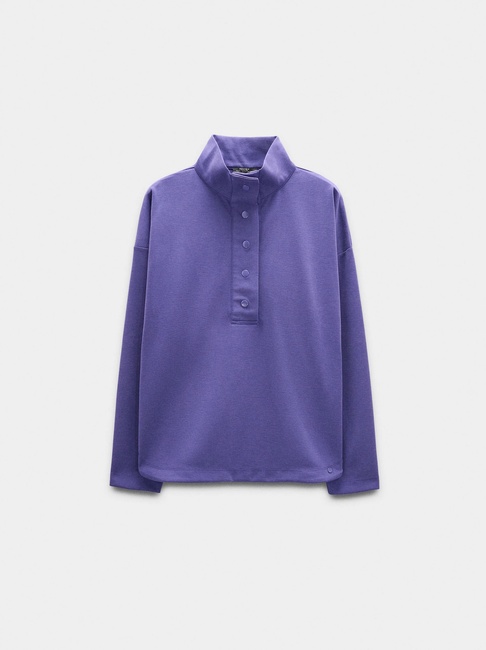 Жіночий фіолетовий світшот Parfois артикул 241805 _PU FW2025 Фото ракурс 5 - Жіночий фіолетовий світшот Parfois артикул 241805 _PU FW2025