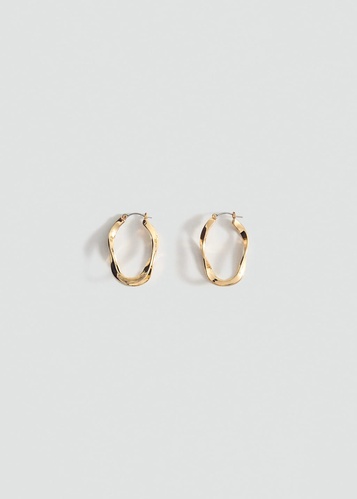 Фото ракурс 2 - Жіночі золоті сережки Mango артикул 17006006 OR 1 season