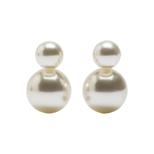 Фото ракурс 1 - Женские белые серьги Parfois артикул 239371 _PE FW2025