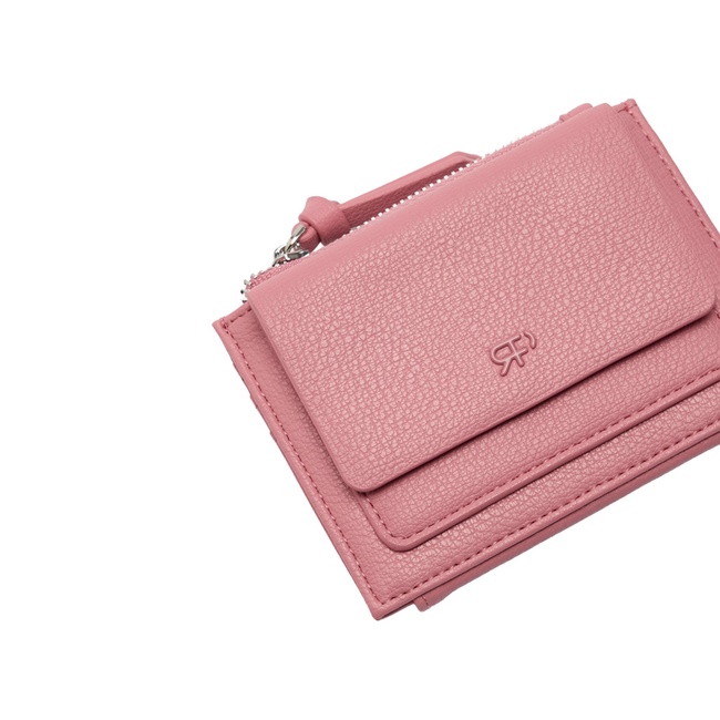 Женский розовый кошелёк Parfois артикул 237630 _PK FW2025 Фото ракурс 3 - Женский розовый кошелёк Parfois артикул 237630 _PK FW2025