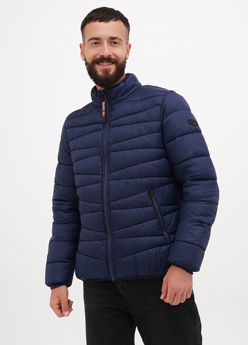 Фото ракурс 1 - Чоловіча синя куртка Lee Cooper артикул LCM244-6022 NAVY FW2024