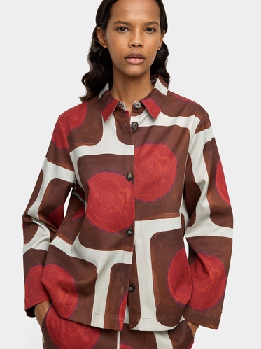 Фото ракурс 1 - Жіноча різнокольорова сорочка Parfois артикул 241361 _BM FW2025