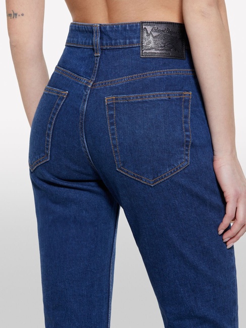 Жіночі сині джинси Sisley артикул 4MCPLE046 902 25A Фото ракурс 5 - Жіночі сині джинси Sisley артикул 4MCPLE046 902 25A