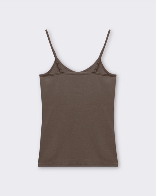 Женская зеленая майка Piazza Italia артикул 32206 SAGE GREEN SS2025 Фото ракурс 2 - Женская зеленая майка Piazza Italia артикул 32206 SAGE GREEN SS2025